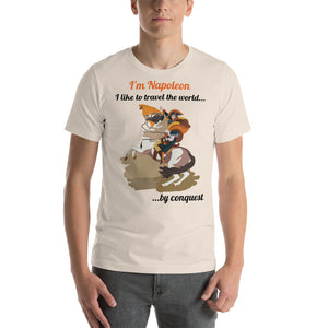 Napoleon 'Travel the World' Personalised Premium Unisex Tee - Napoleonic Impressions