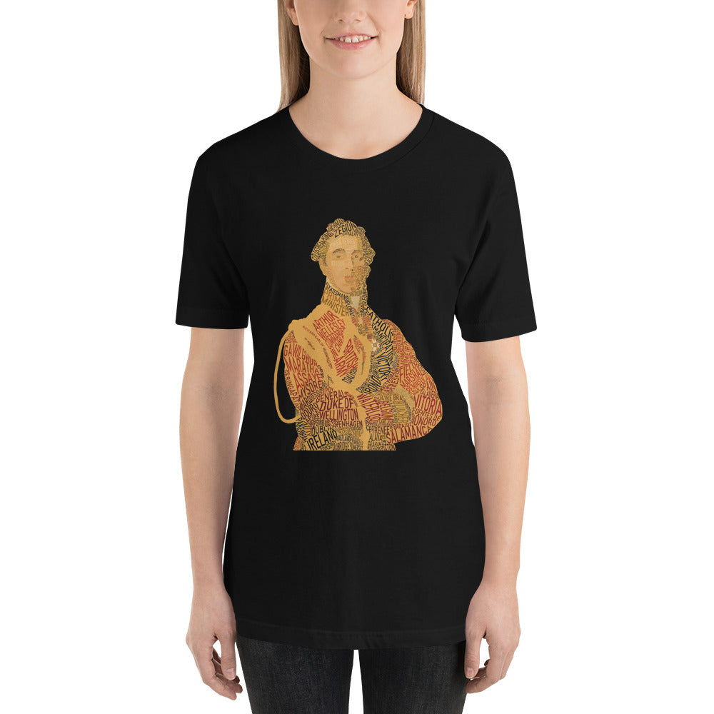 Duke of Wellington Text Art Premium Unisex Tee - Napoleonic Impressions