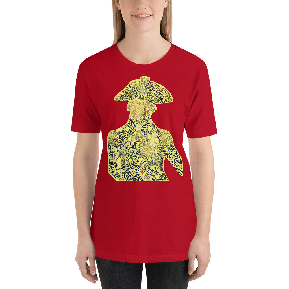 Horatio Nelson Text Art Premium Unisex Tee - Napoleonic Impressions