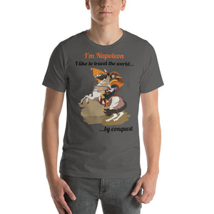 Napoleon 'Travel the World' Personalised Premium Unisex Tee - Napoleonic Impressions