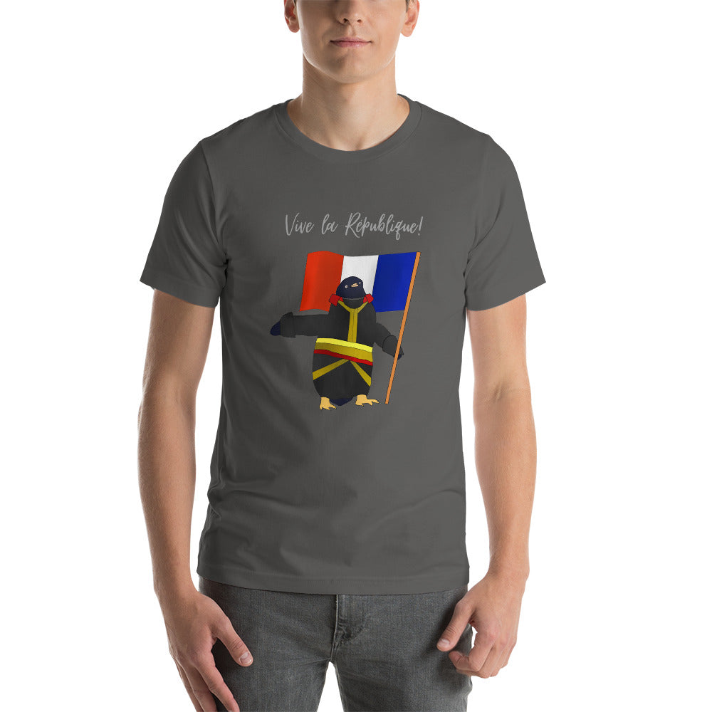 Penguin Bonaparte at the Bridge of Arcole Premium Unisex Tee - Napoleonic Impressions