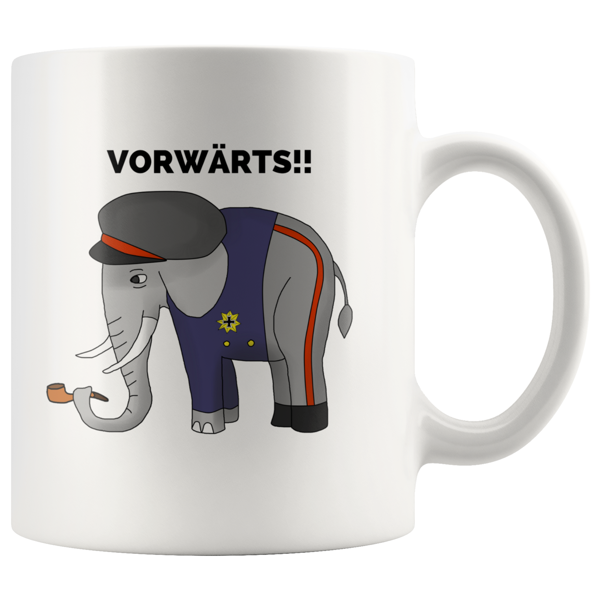 Gebhard von Blücher Elephant Mug - Napoleonic Impressions