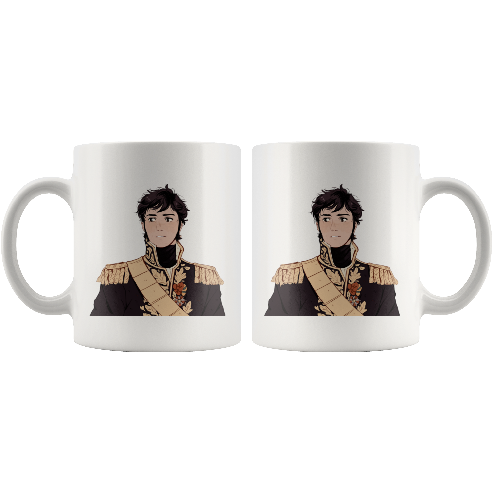 Marshal Lannes Manga Style Mug - Napoleonic Impressions