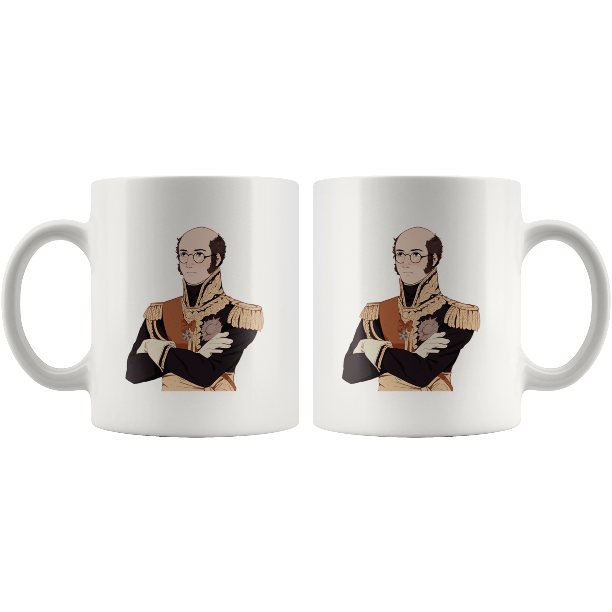 Marshal Davout Manga Style Mug - Napoleonic Impressions