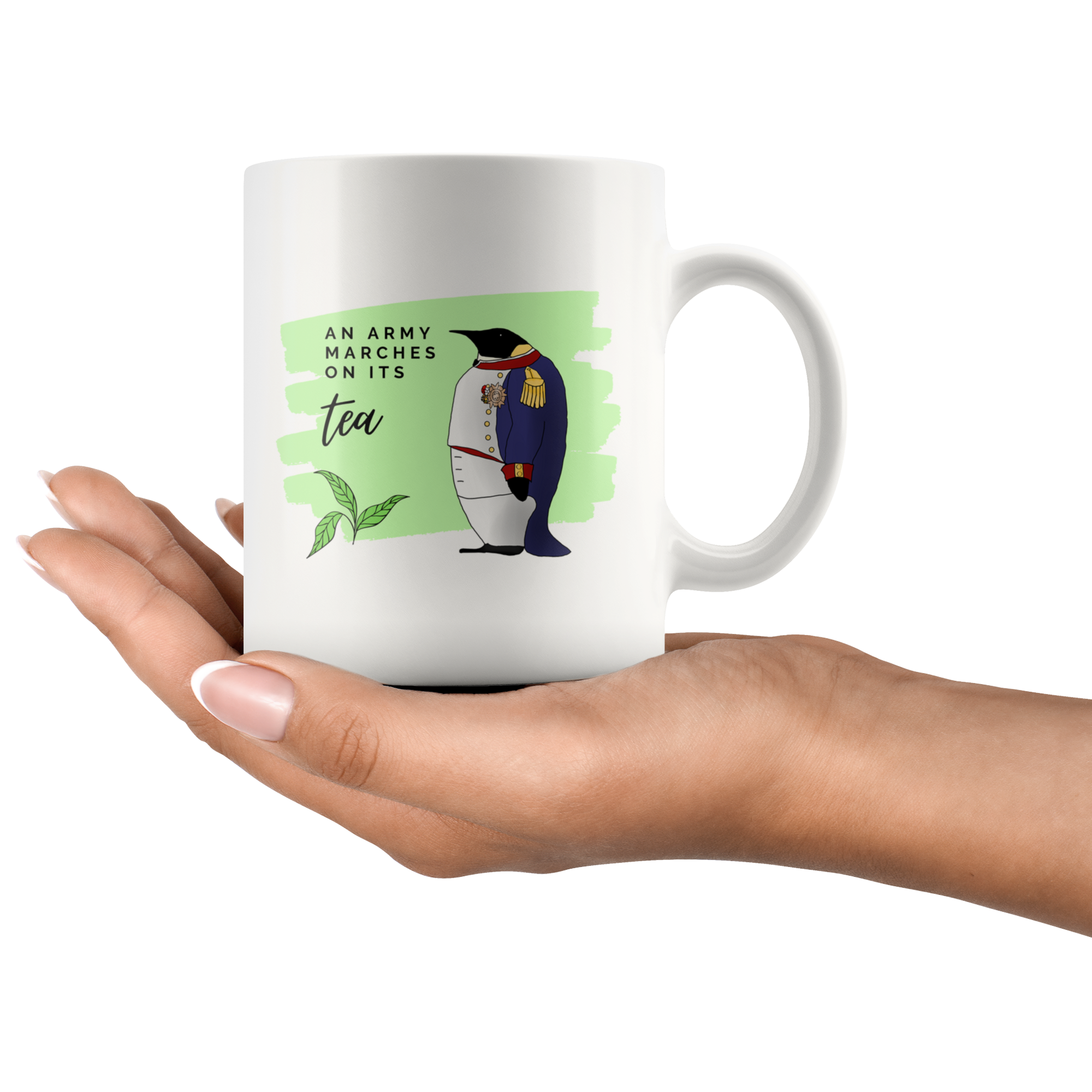 Emperor Penguin Tea Lovers Mug - Napoleonic Impressions