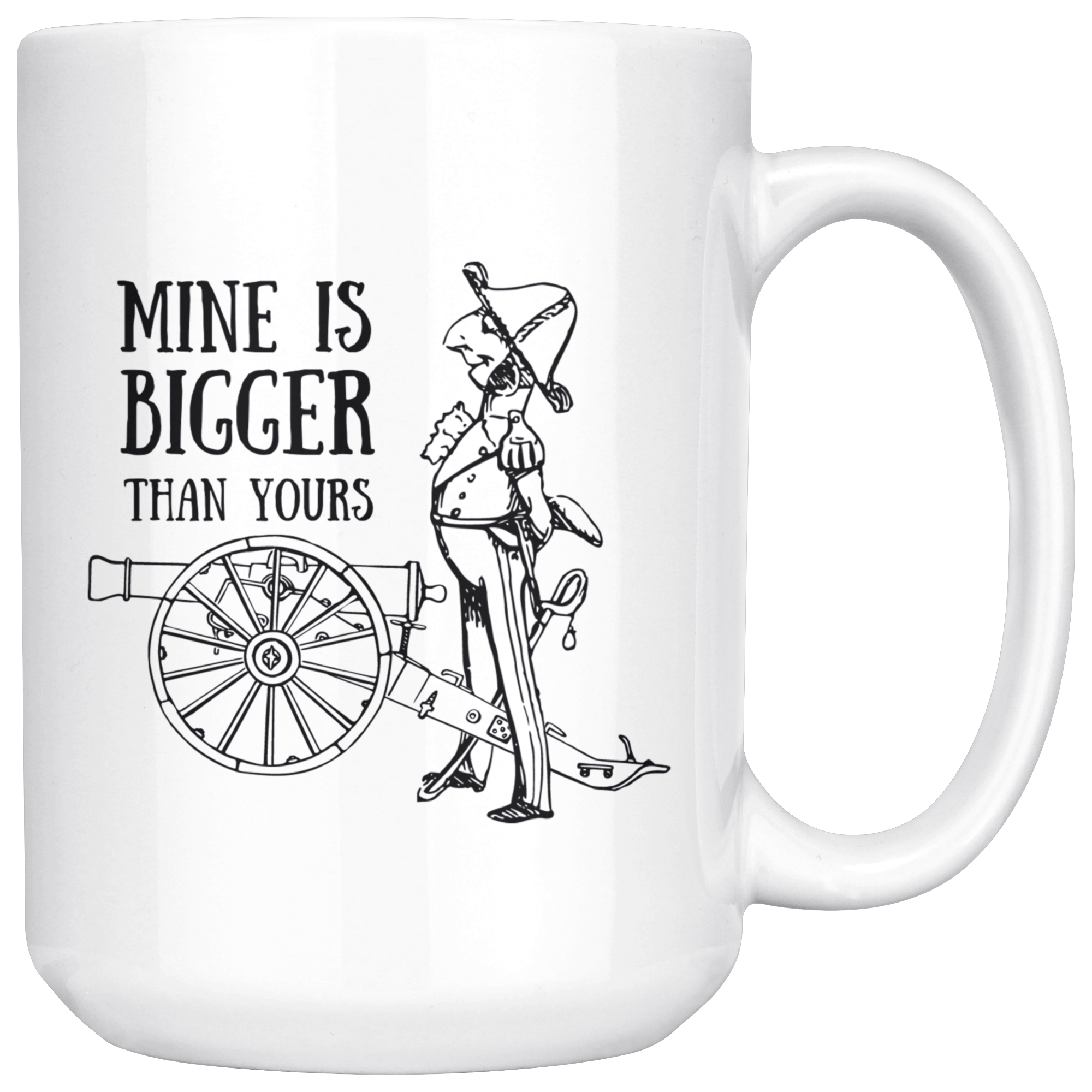 'Mine is Bigger than Yours' Funny History Mug - Napoleonic Impressions