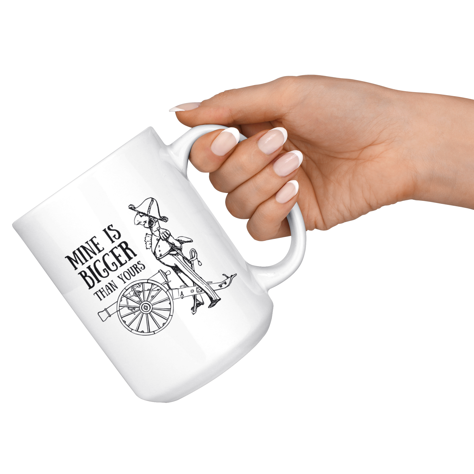 'Mine is Bigger than Yours' Funny History Mug - Napoleonic Impressions