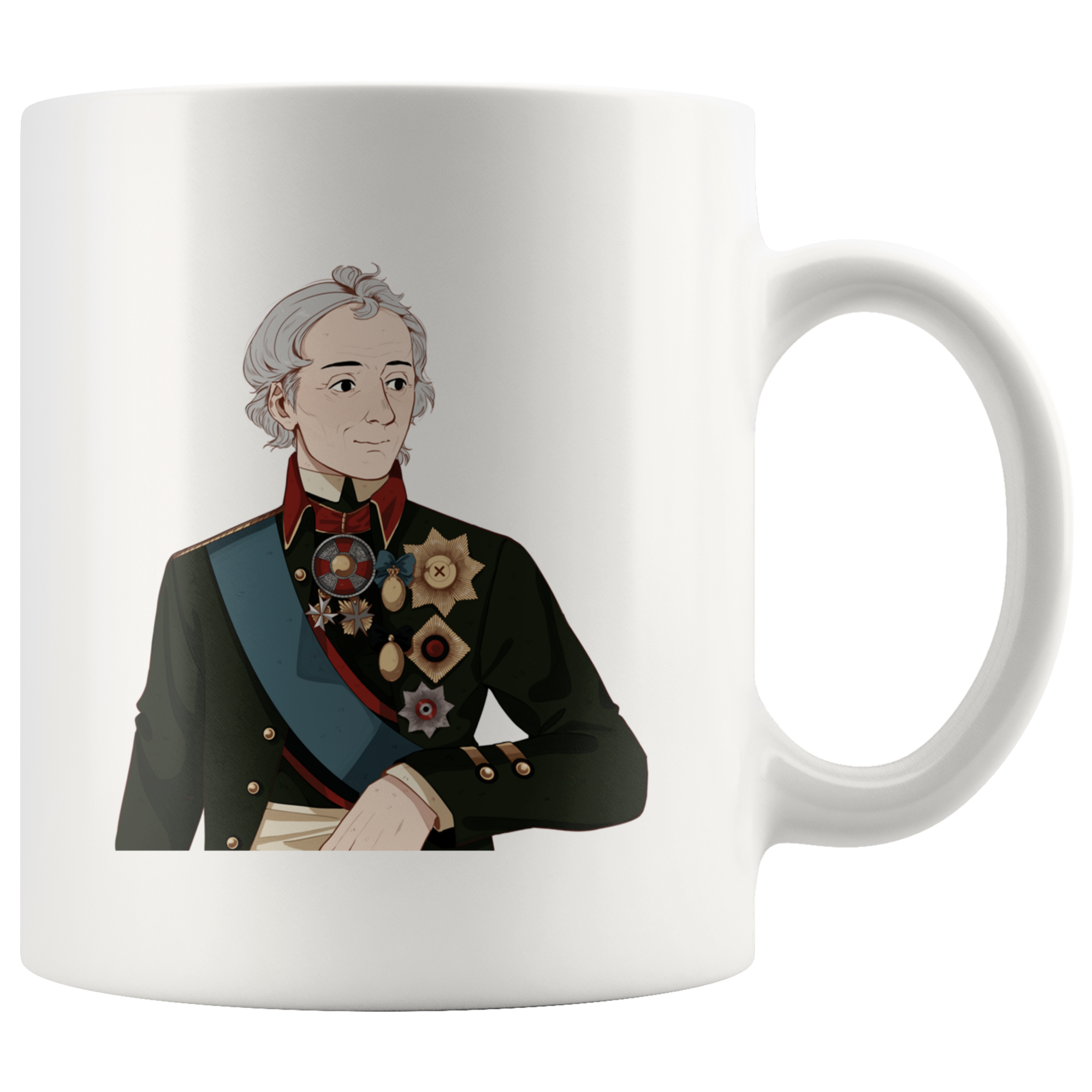 Alexander Suvorov Manga Style Mug - Napoleonic Impressions