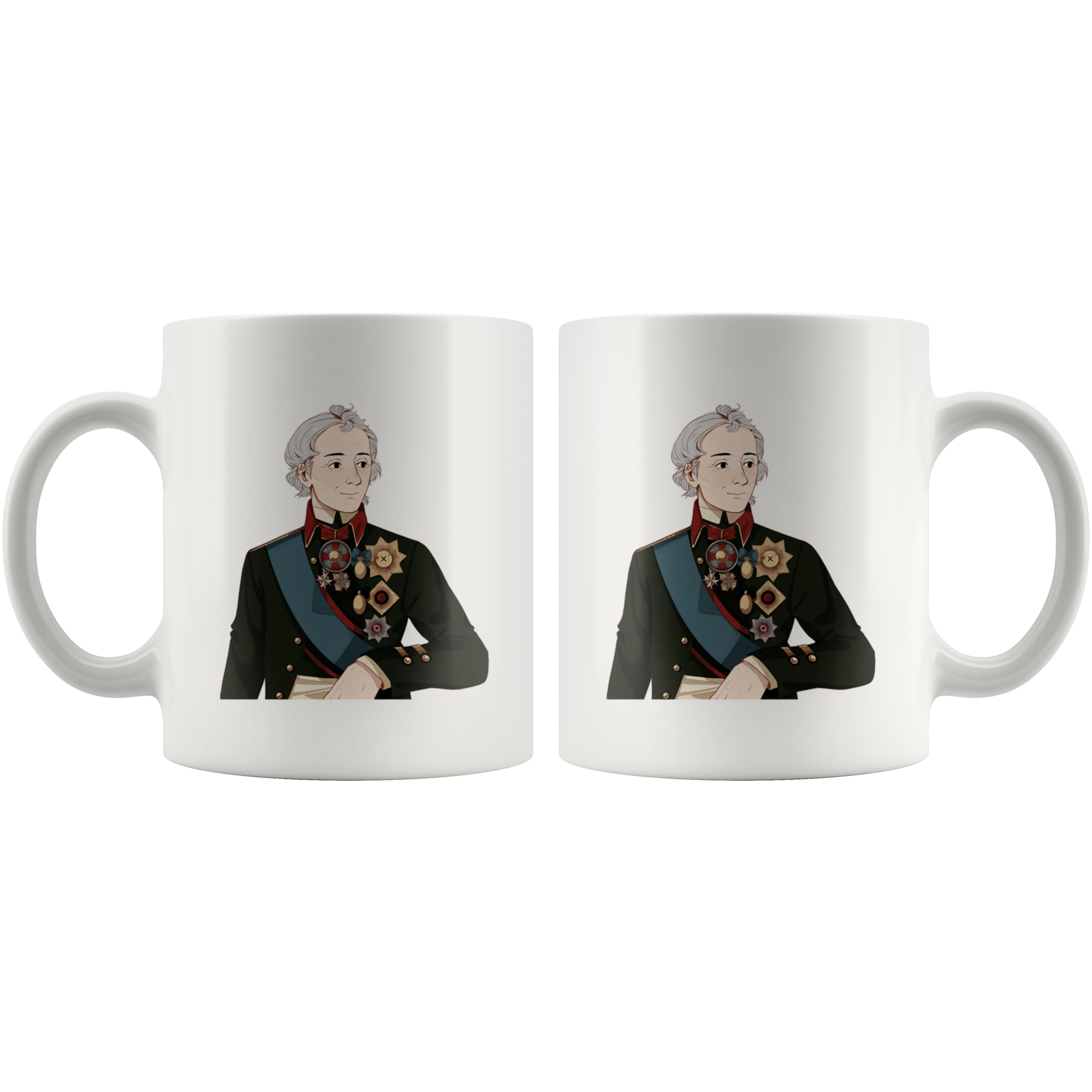 Alexander Suvorov Manga Style Mug - Napoleonic Impressions