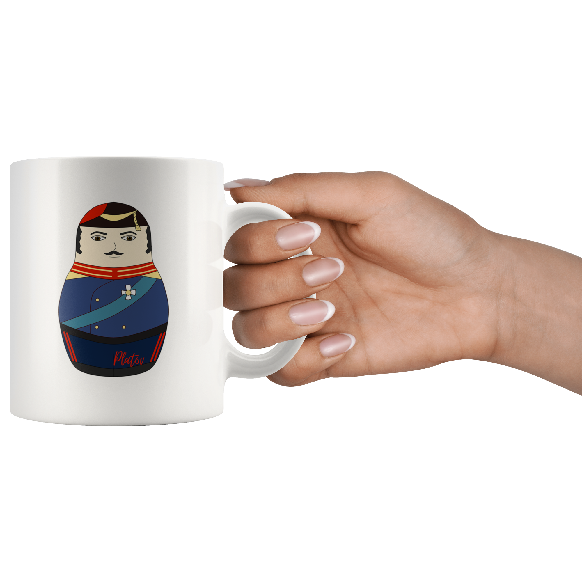 Ataman Platov Matryoshka Mug - Napoleonic Impressions