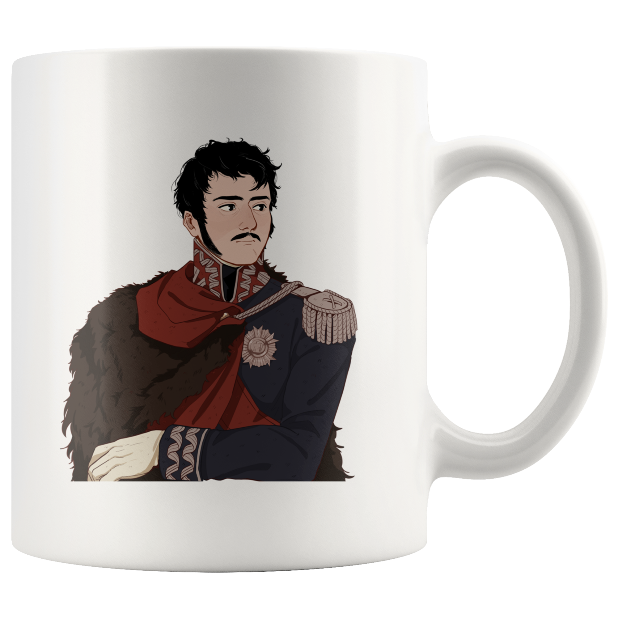 Marshal Poniatowski Manga Style Mug - Napoleonic Impressions