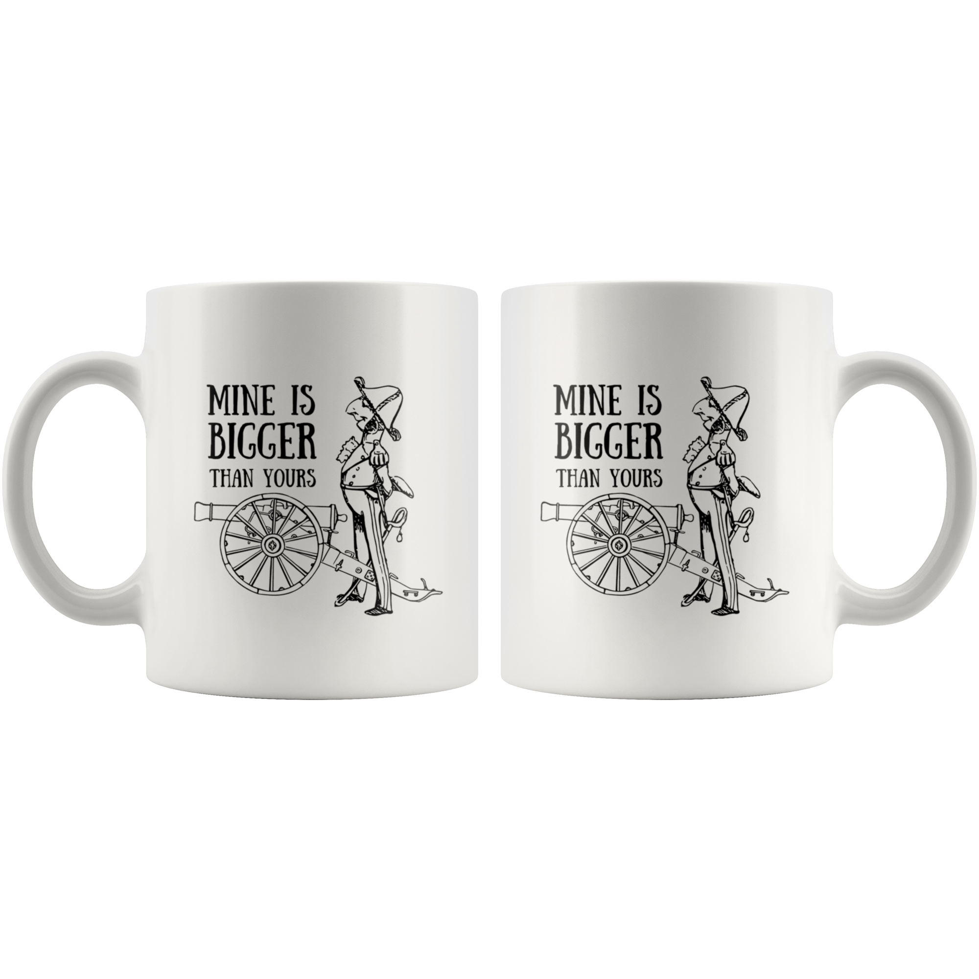 'Mine is Bigger than Yours' Funny History Mug - Napoleonic Impressions