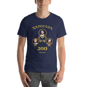 Three Napoleons Manga Bicentenary Premium Unisex Tee - Napoleonic Impressions