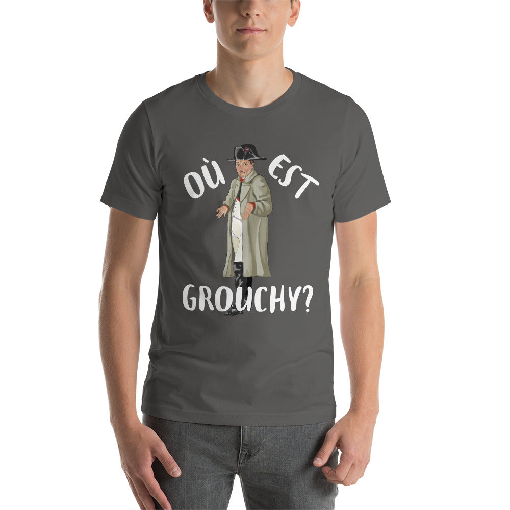 'Où est Grouchy' Napoleon Premium Unisex Tee