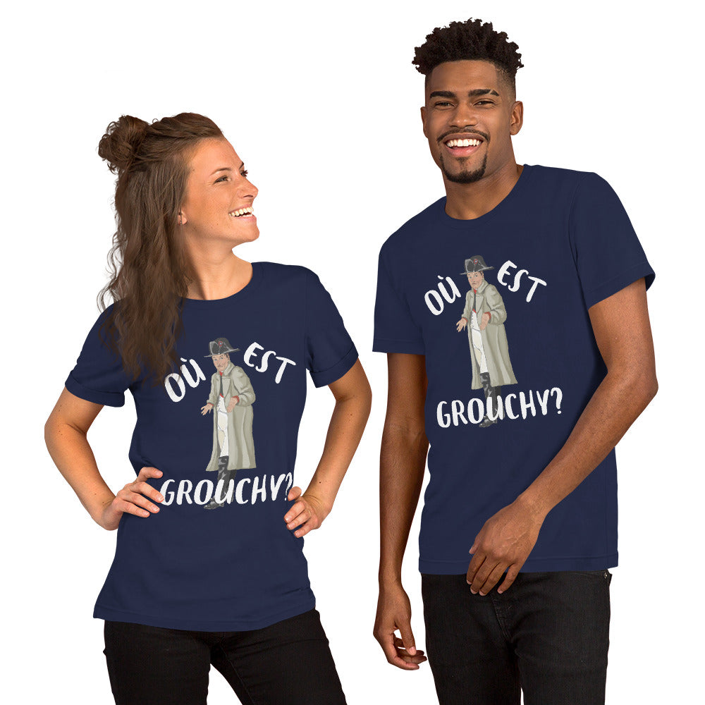 'Où est Grouchy' Napoleon Premium Unisex Tee