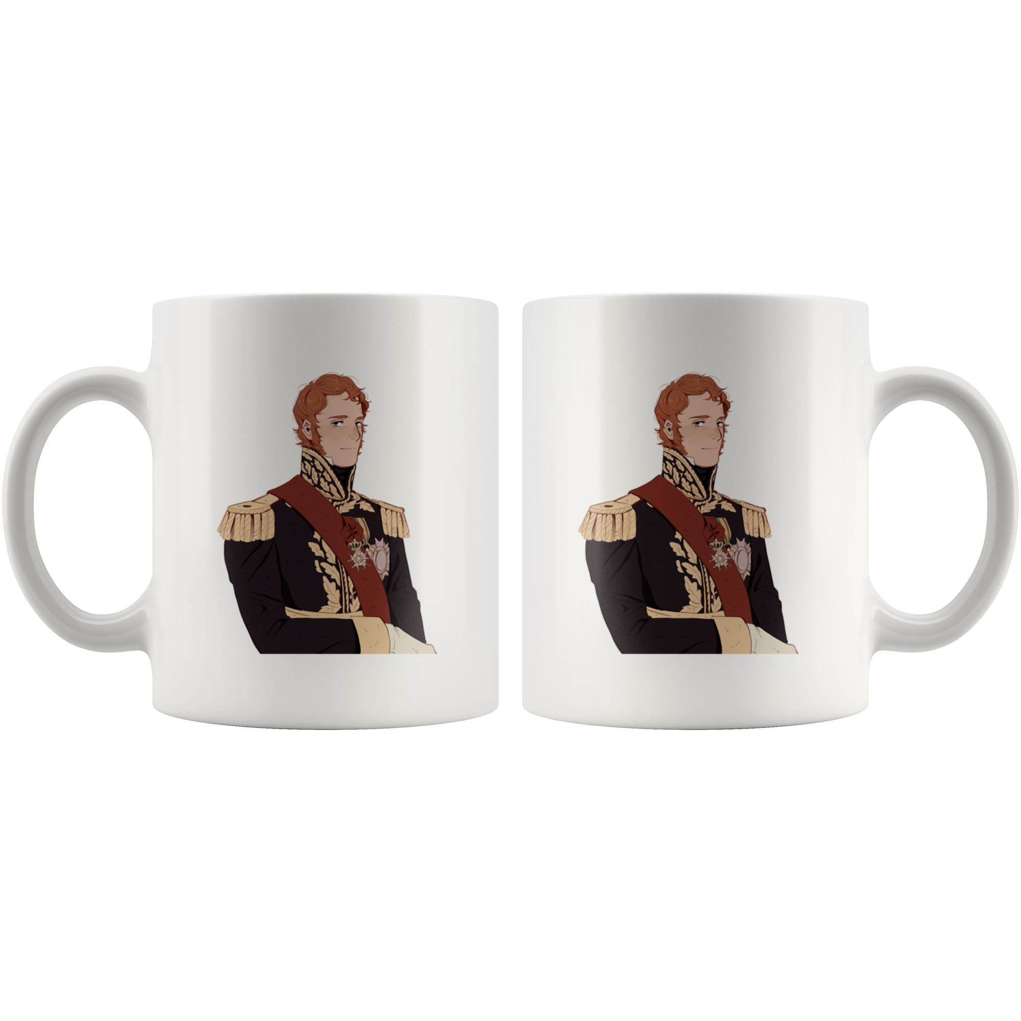 Marshal Ney Manga Style Mug - Napoleonic Impressions